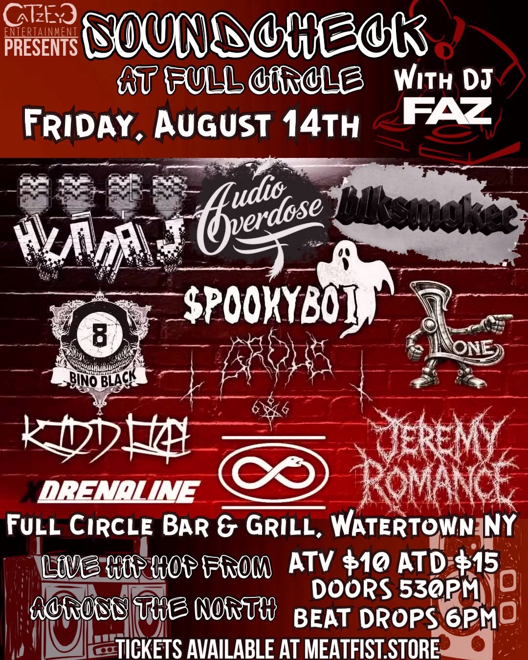 Soundcheck at Full Circle— Presale Ticket